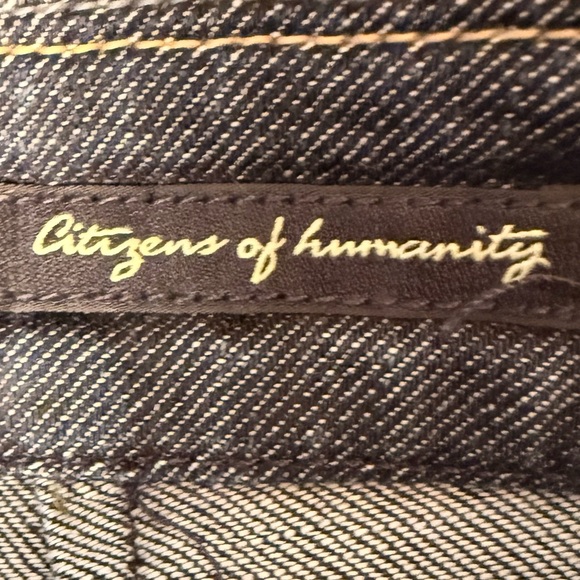 Citizens Of Humanity | Faye #003 Low Waist Full Leg Dark Wash Jeans | Sz 32 - Picture 7 of 11